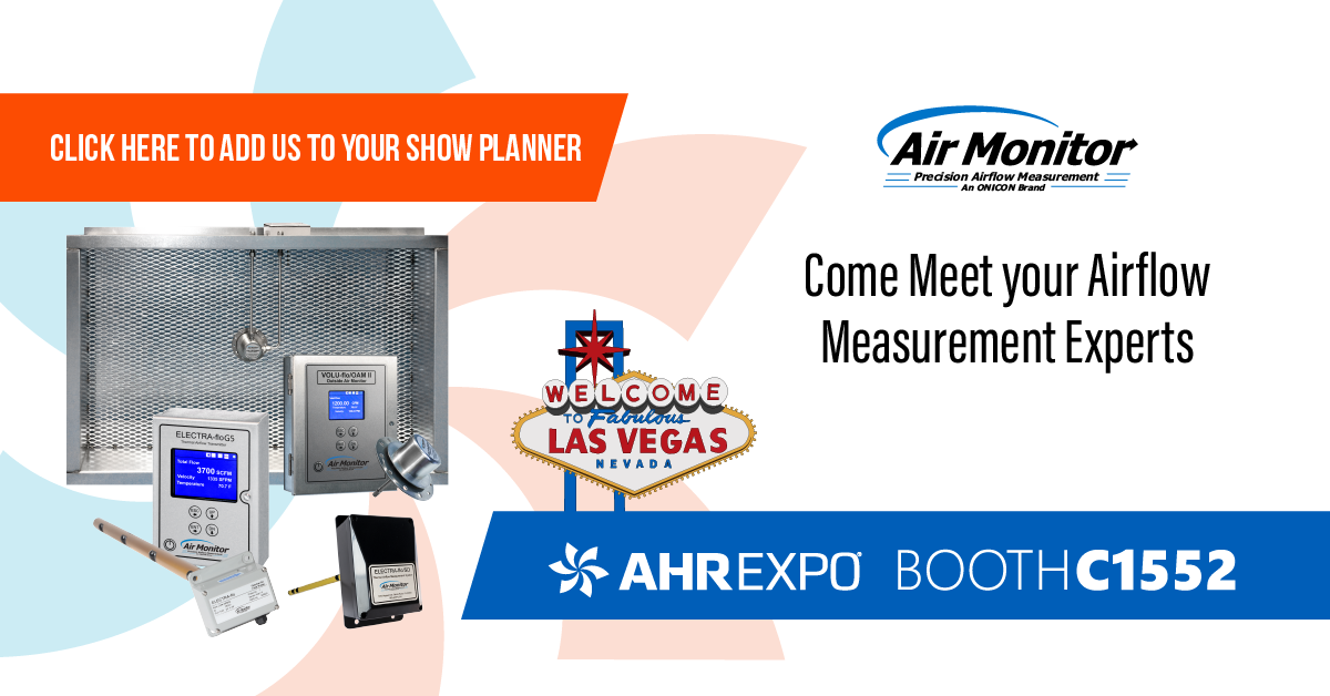 Air Monitor to Exhibit at the 2022 AHR Expo