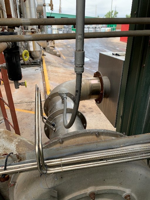 ACCU-flo installed in limited straight run in regenerative thermal oxidizer application